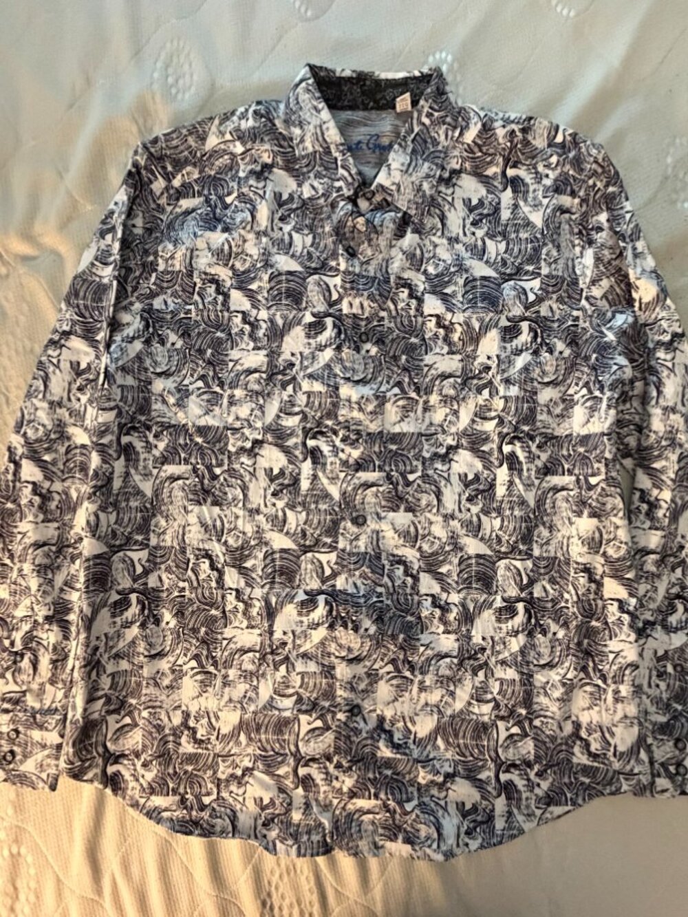 NWT Robert Graham XXL Pushing Paint Long Sleeve